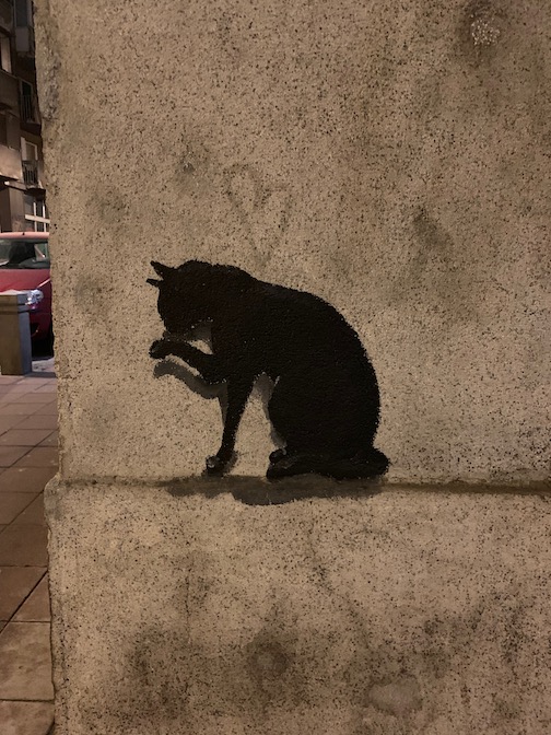 Graffiti of a cat