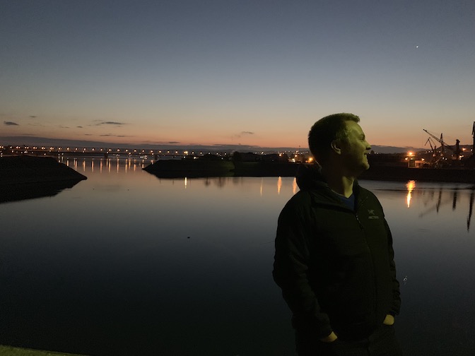 Sunset on the Danube