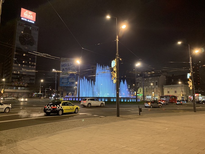 Roundabout in Belgrade
